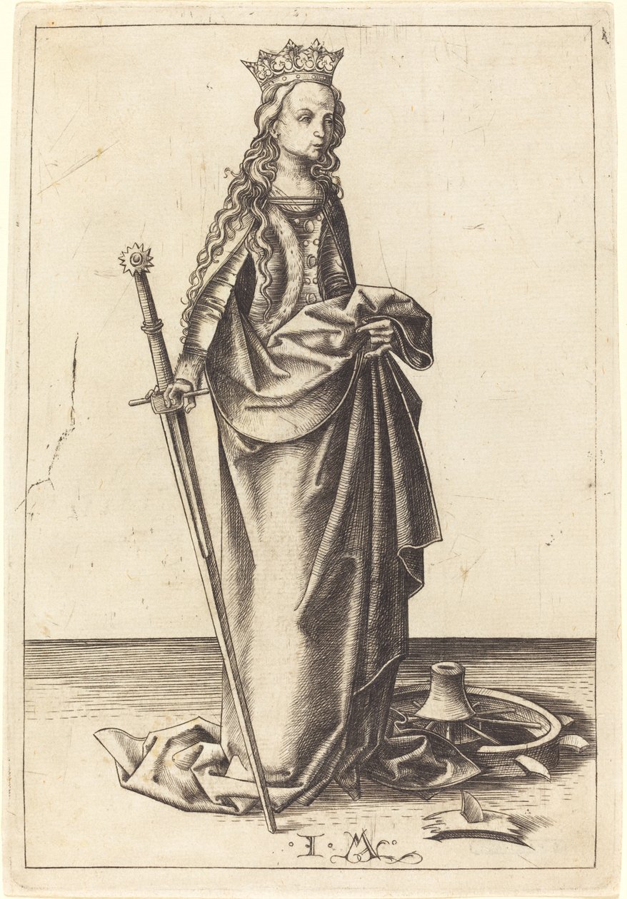 Santa Caterina da Israhel van Meckenem