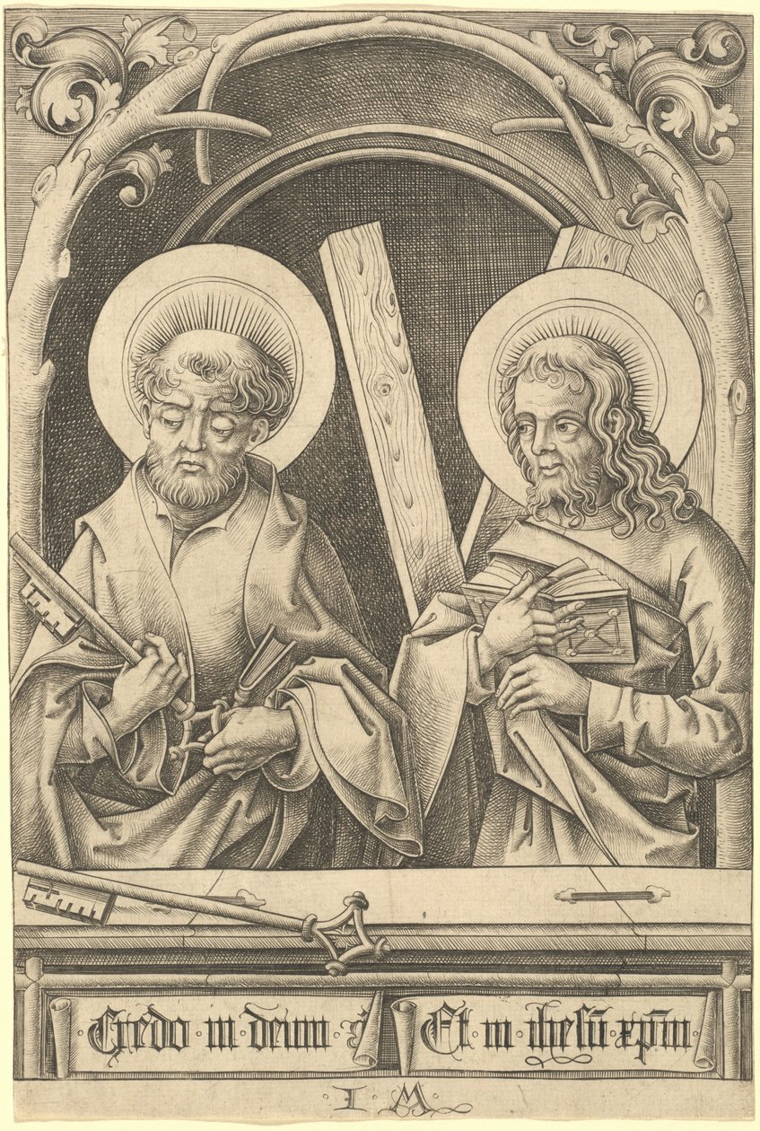 Santi Pietro e Andrea da Israhel van Meckenem