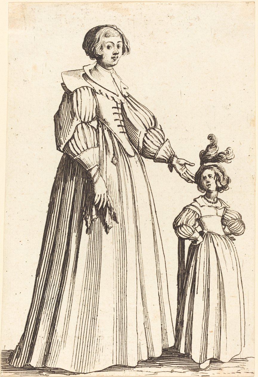 Catherine Kuttinger, Moglie di Callot da Israël Henriet