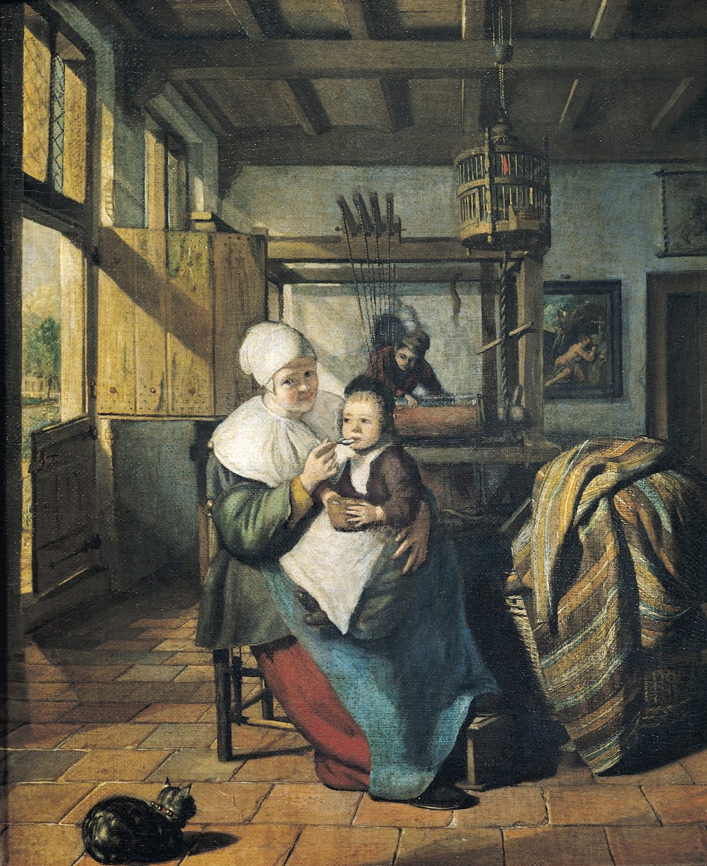 Il laboratorio del tessitore da Issac Koedyck