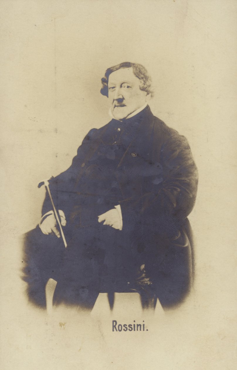 Ritratto di Gioachino Rossini da Italian Photographer