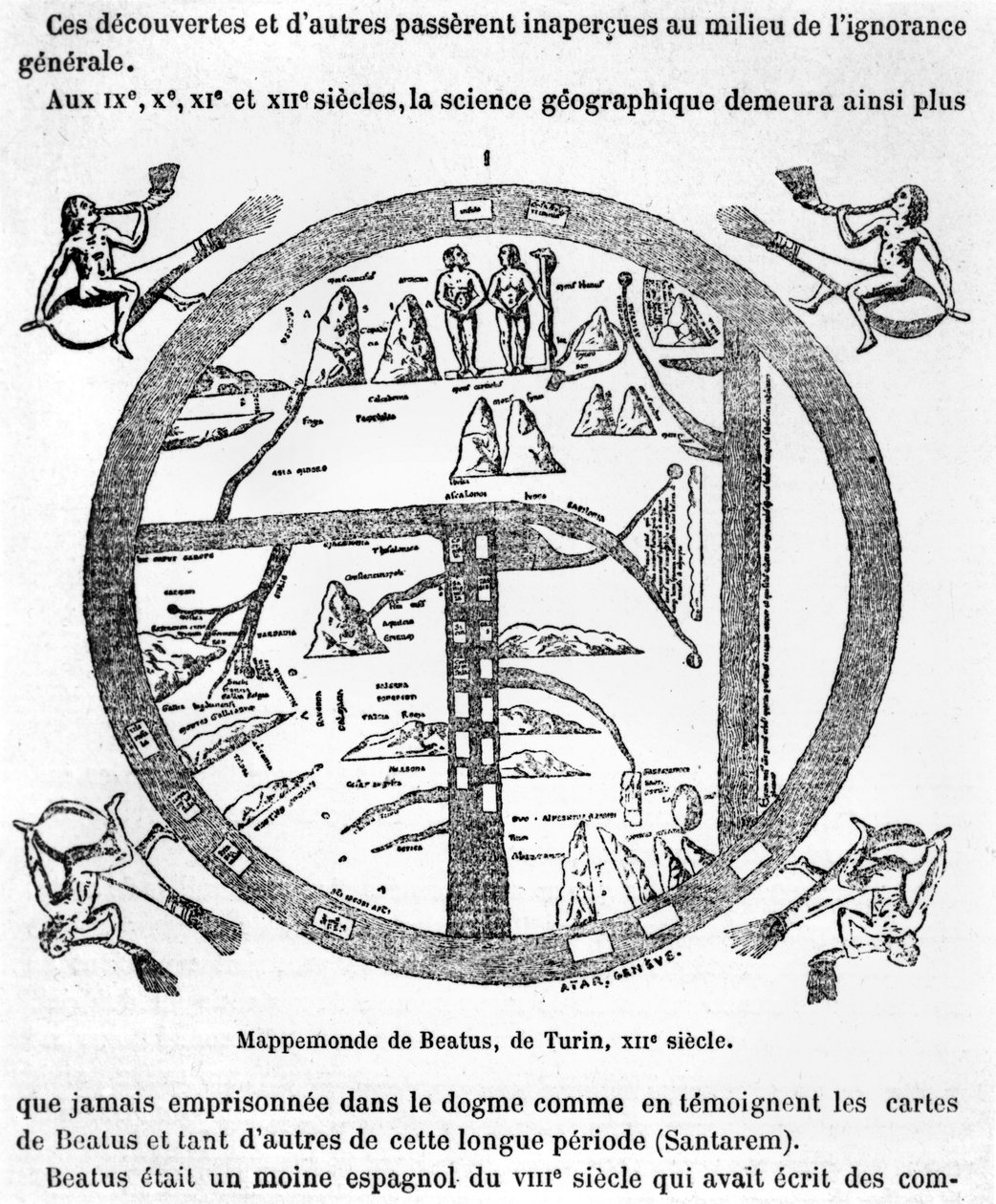 Mappamondo di Beato di Torino da Italian School