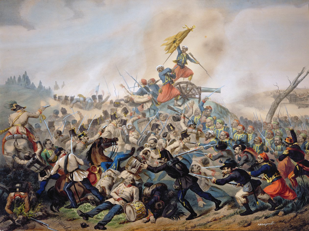 La battaglia di Magenta da Italian School