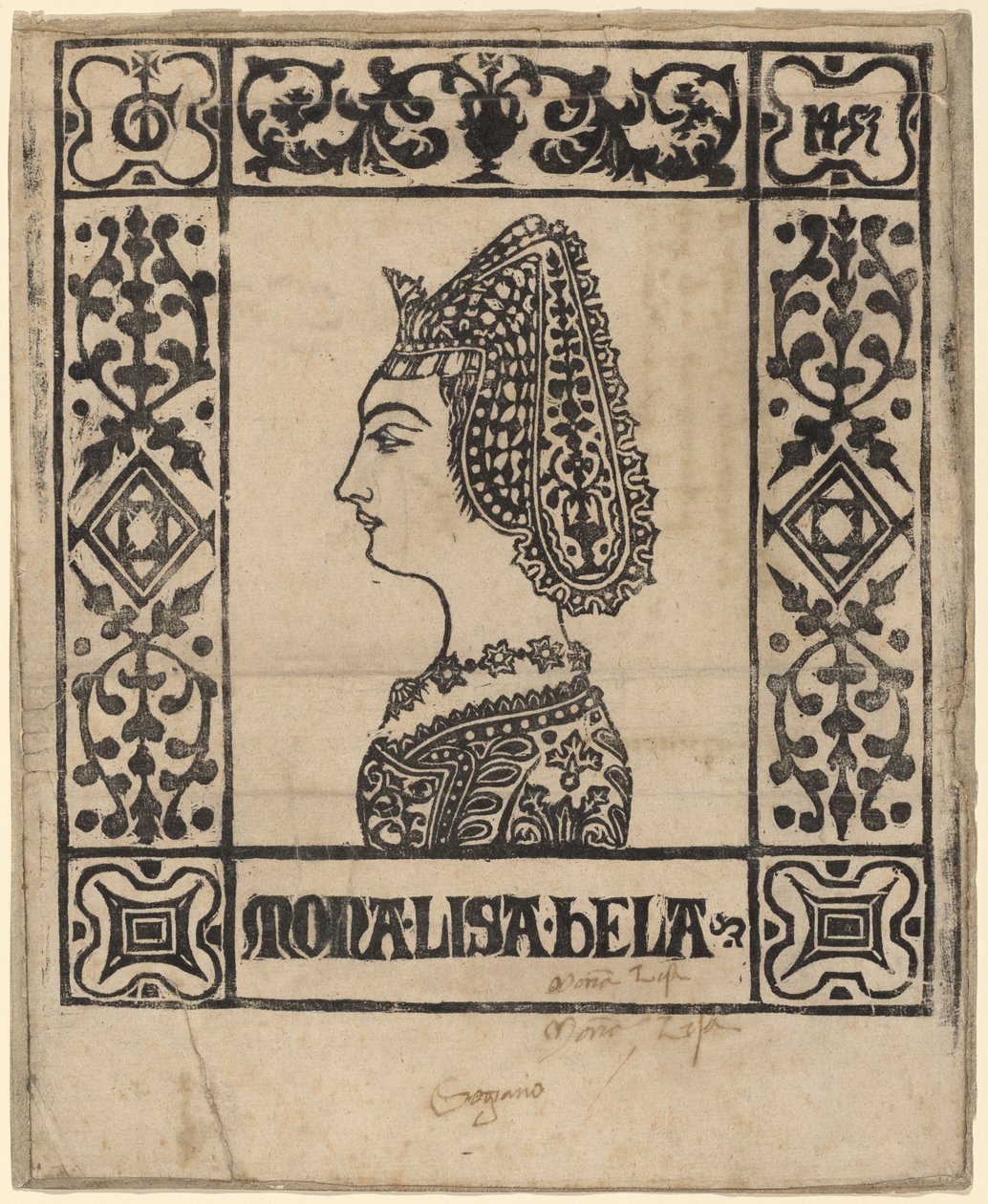 Monna Lisa da Italian 15th Century