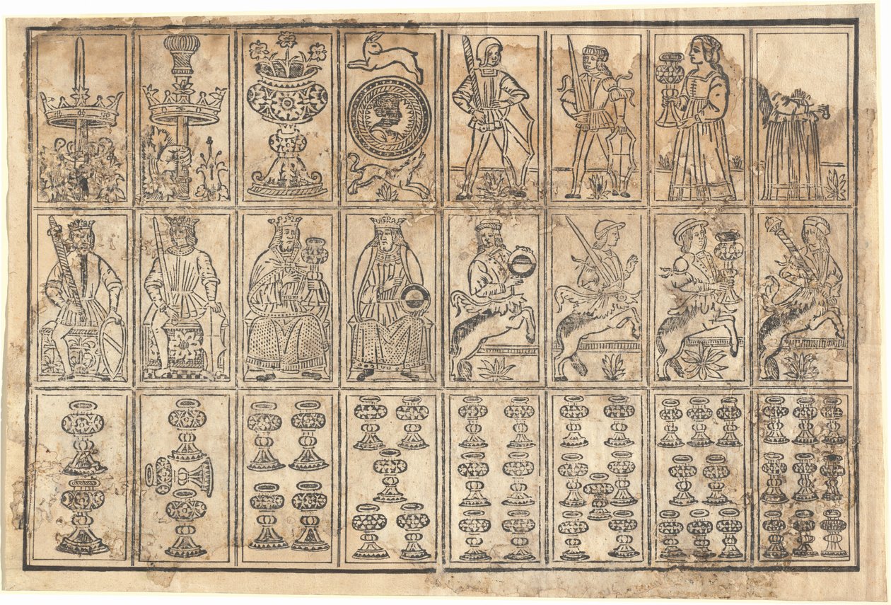 Carte da gioco da Italian 15th Century
