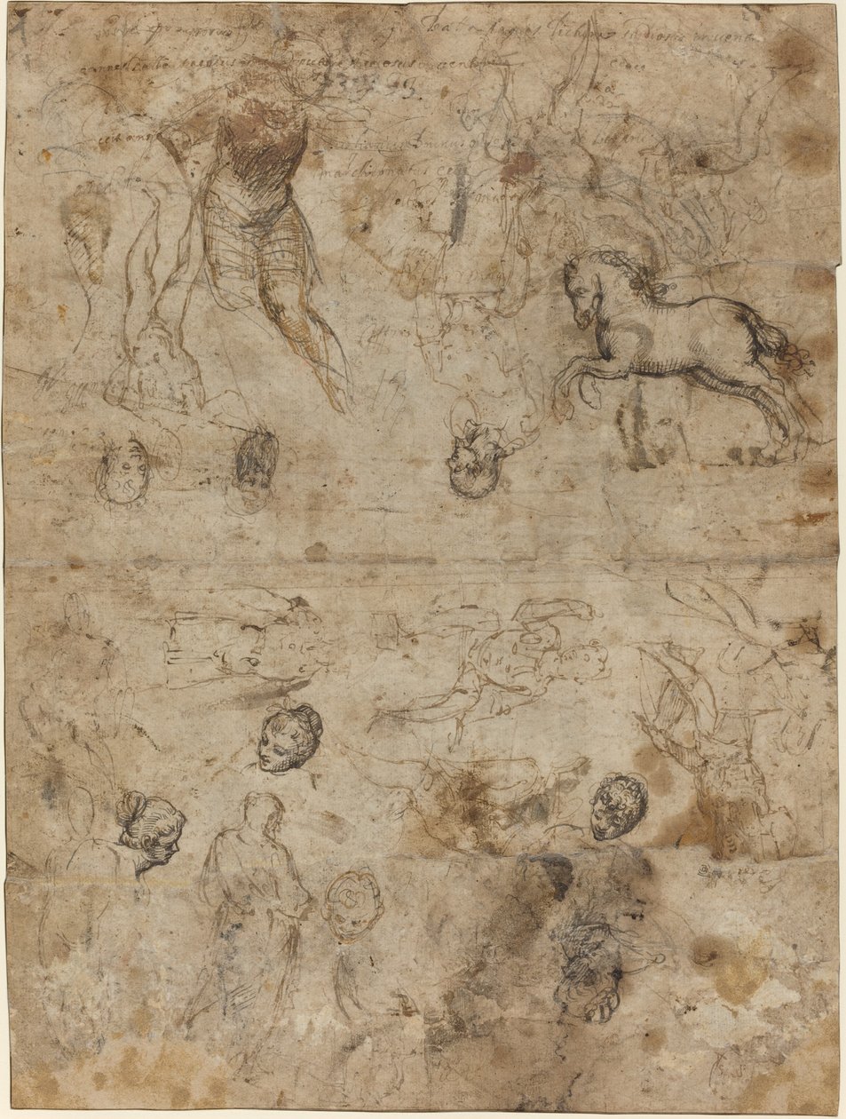 Foglio di studi da Italian 16th Century