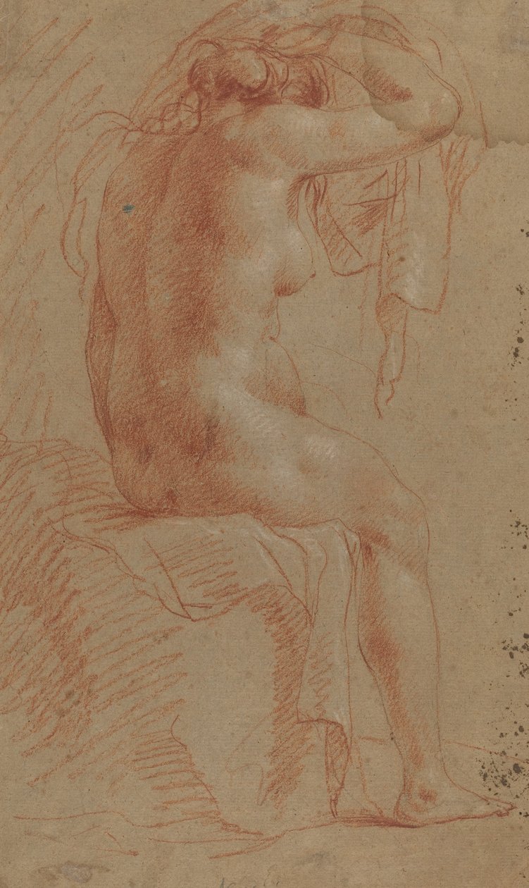Figura Femminile Nuda [verso] da Italian 17th Century