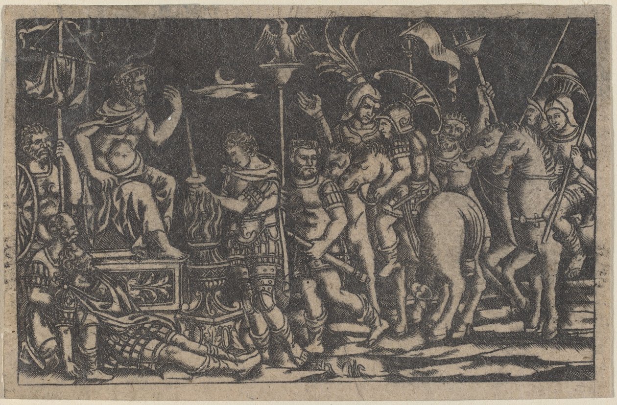 Muzio Scevola da Italian 18th or 19th Century
