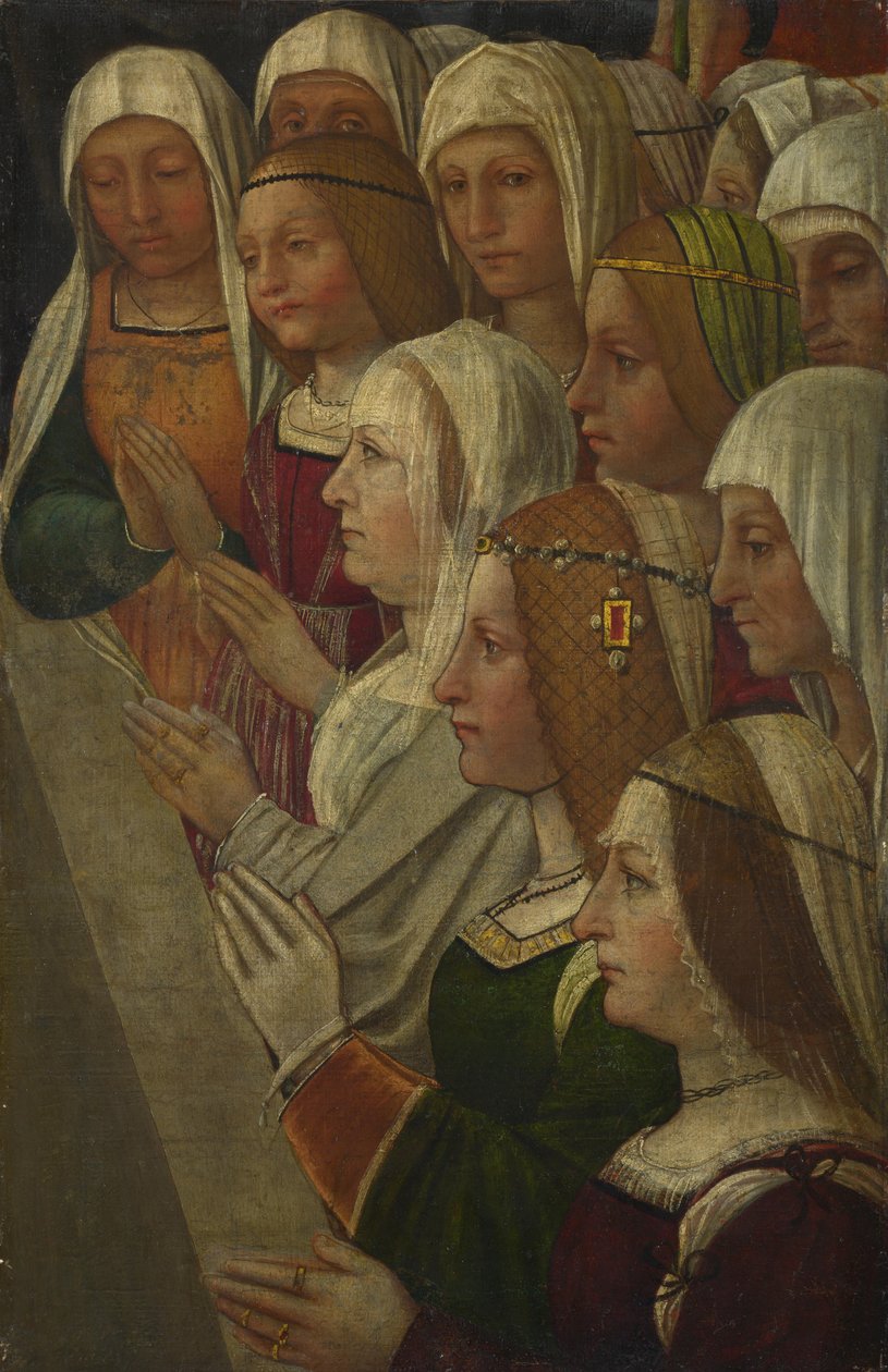 Membri femminili di una confraternita, c. 1500 da Italian Master