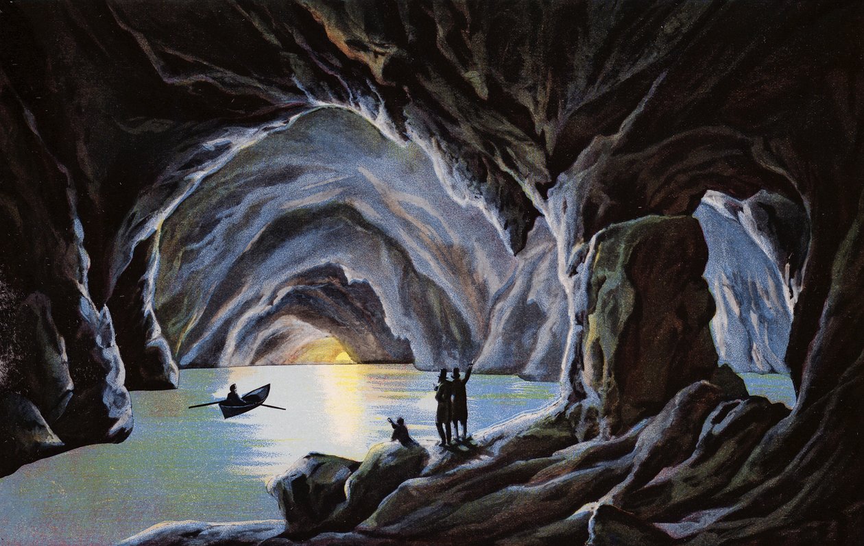 Capri, Grotta azzurra (colour photo) da Italian Photographer