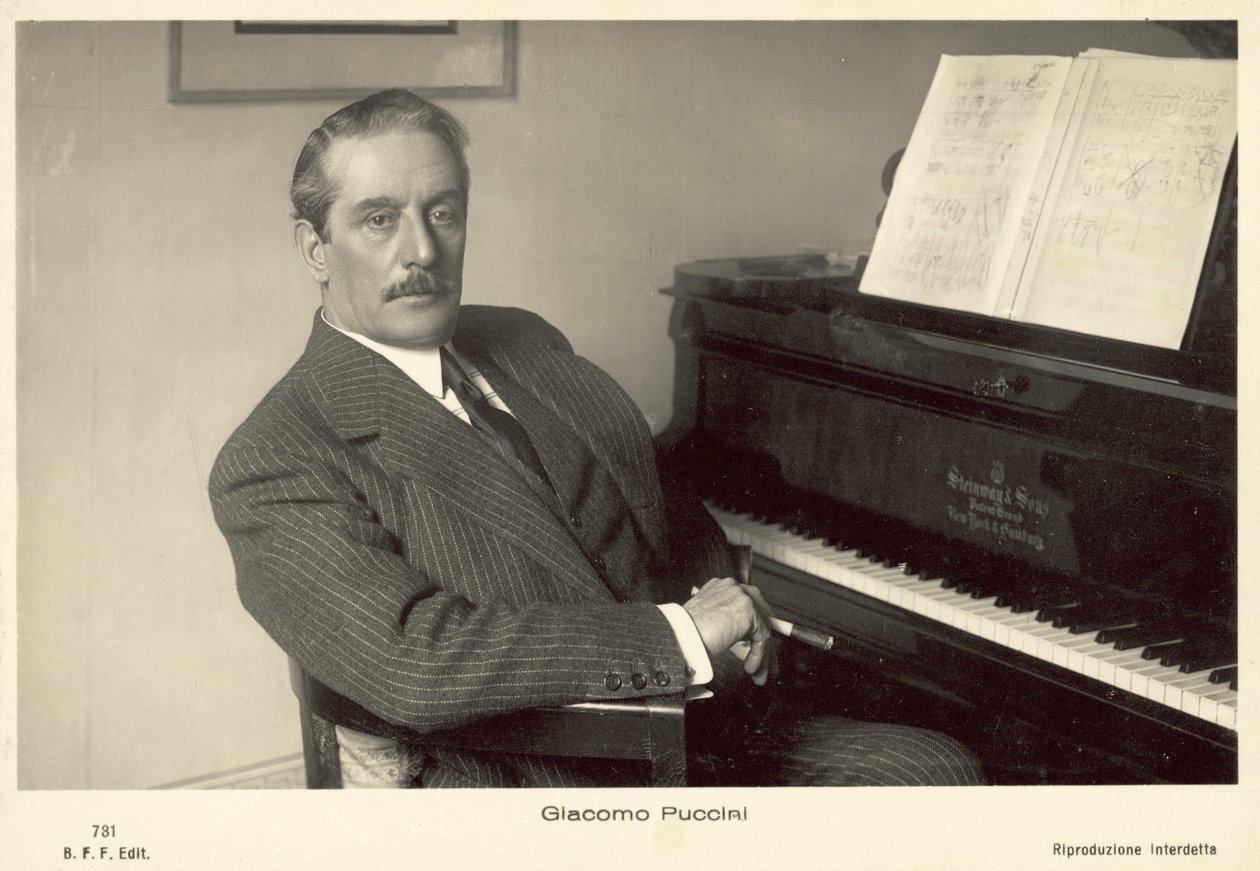 Giacomo Puccini da Italian Photographer