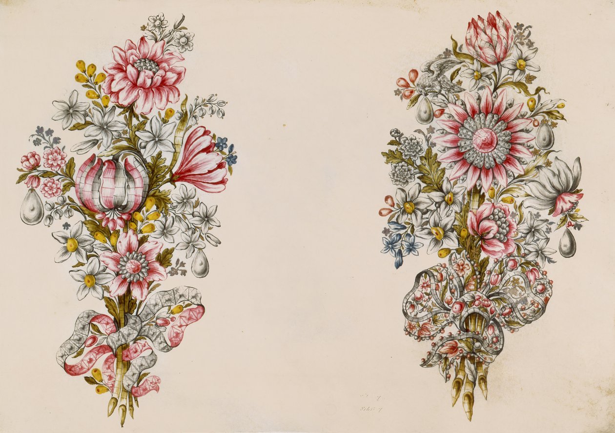 Progetto per mazzi di fiori da Italian School
