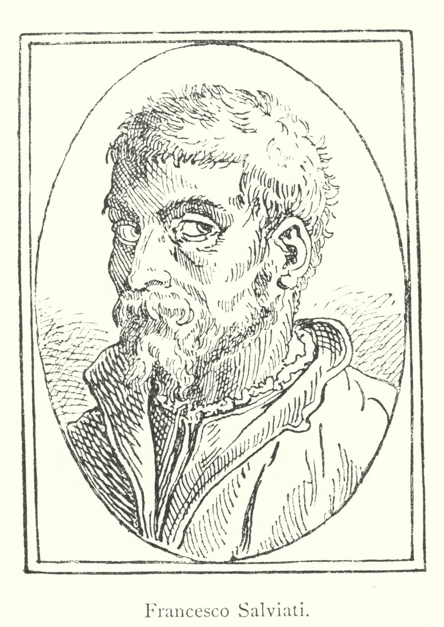 Francesco Salviati (incisione) da Italian School