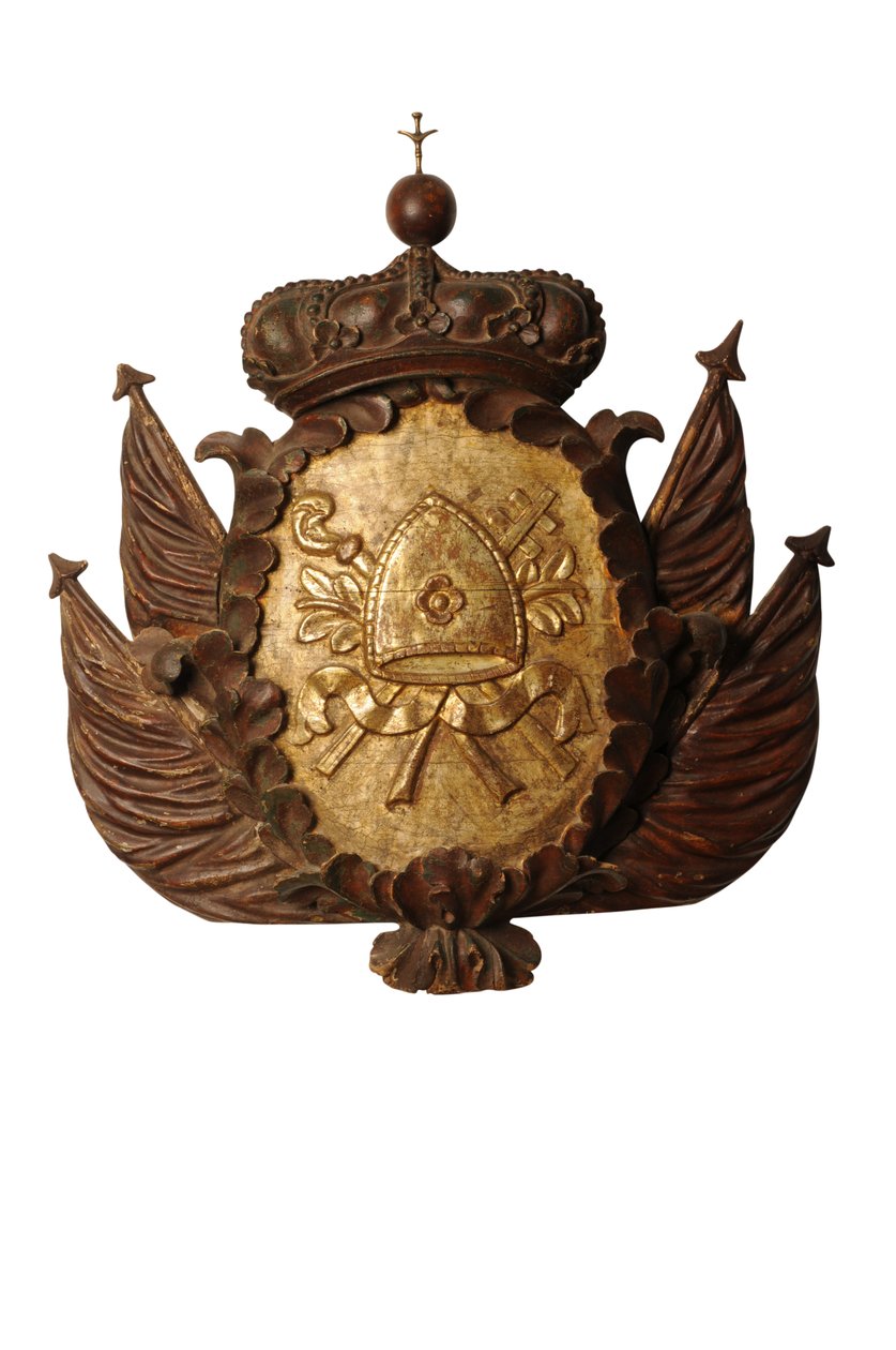Grande intaglio araldico barocco, c.1700 (legno) da Italian School