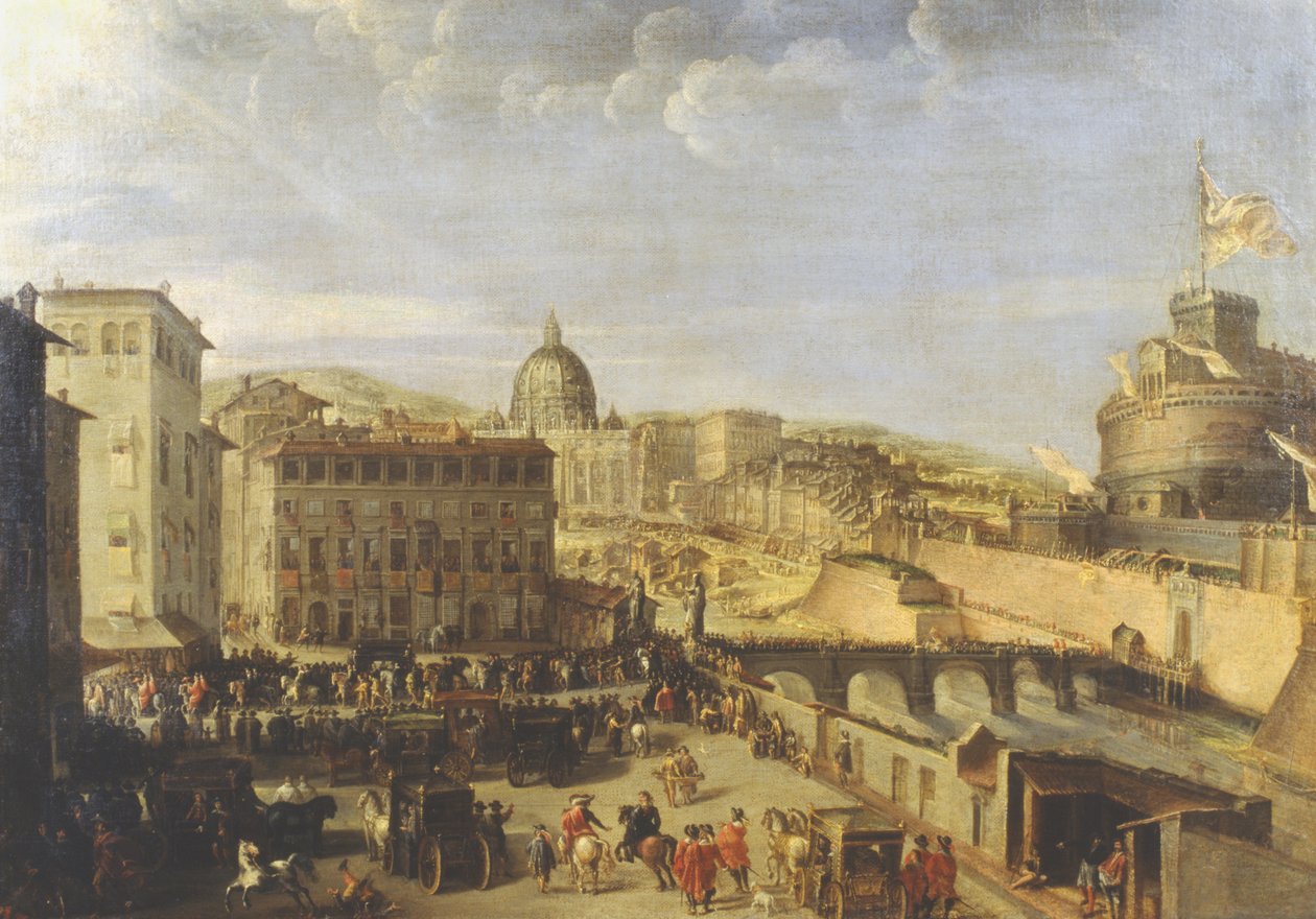 Processione papale al Ponte Sant