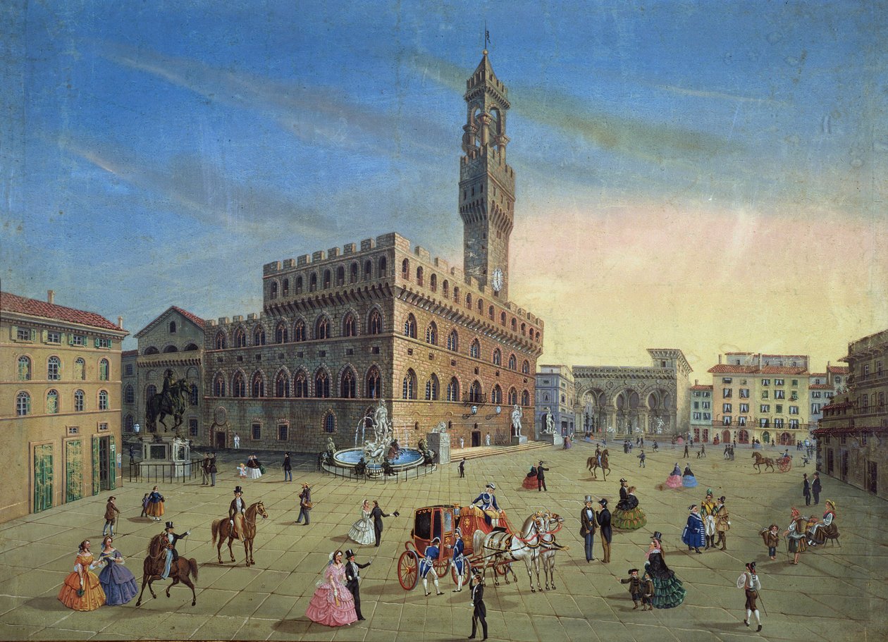Piazza Signoria, Firenze da Italian School