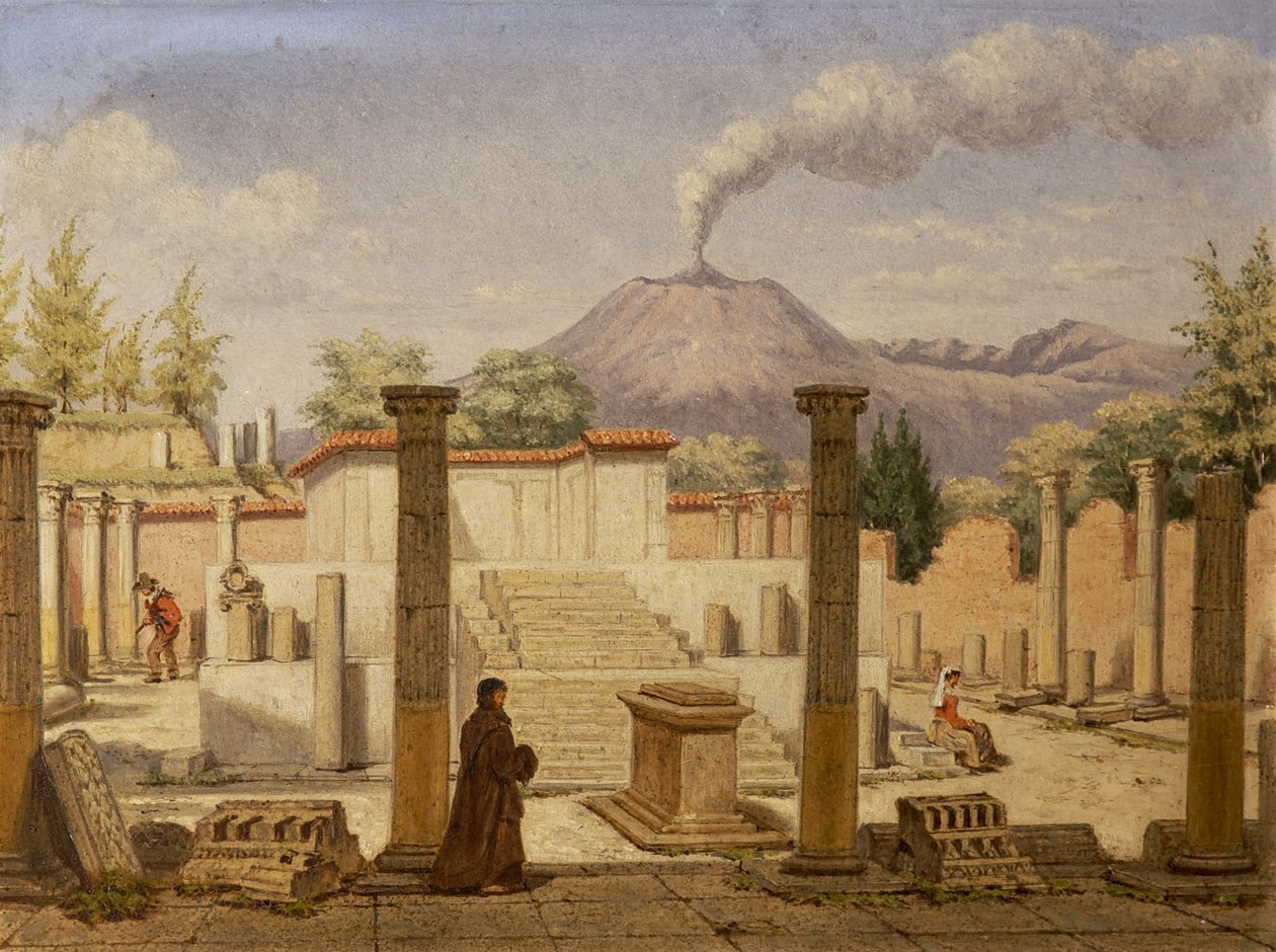 Pompei, c.1840 da Italian School
