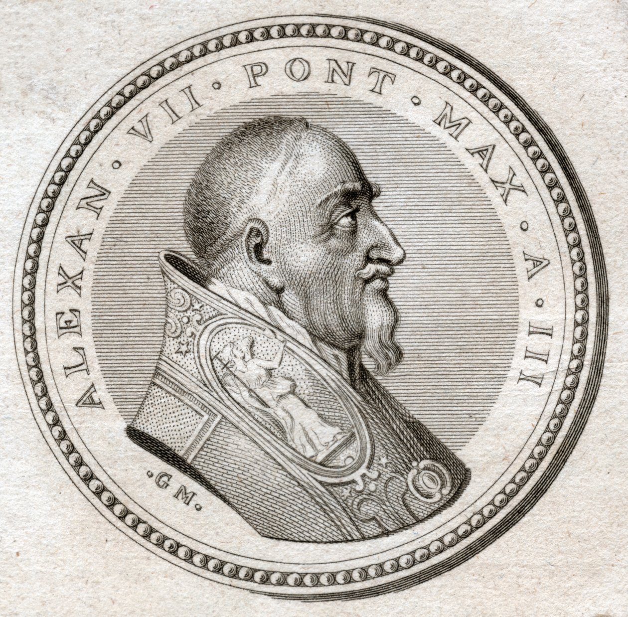 Papa Alessandro VII da Italian School