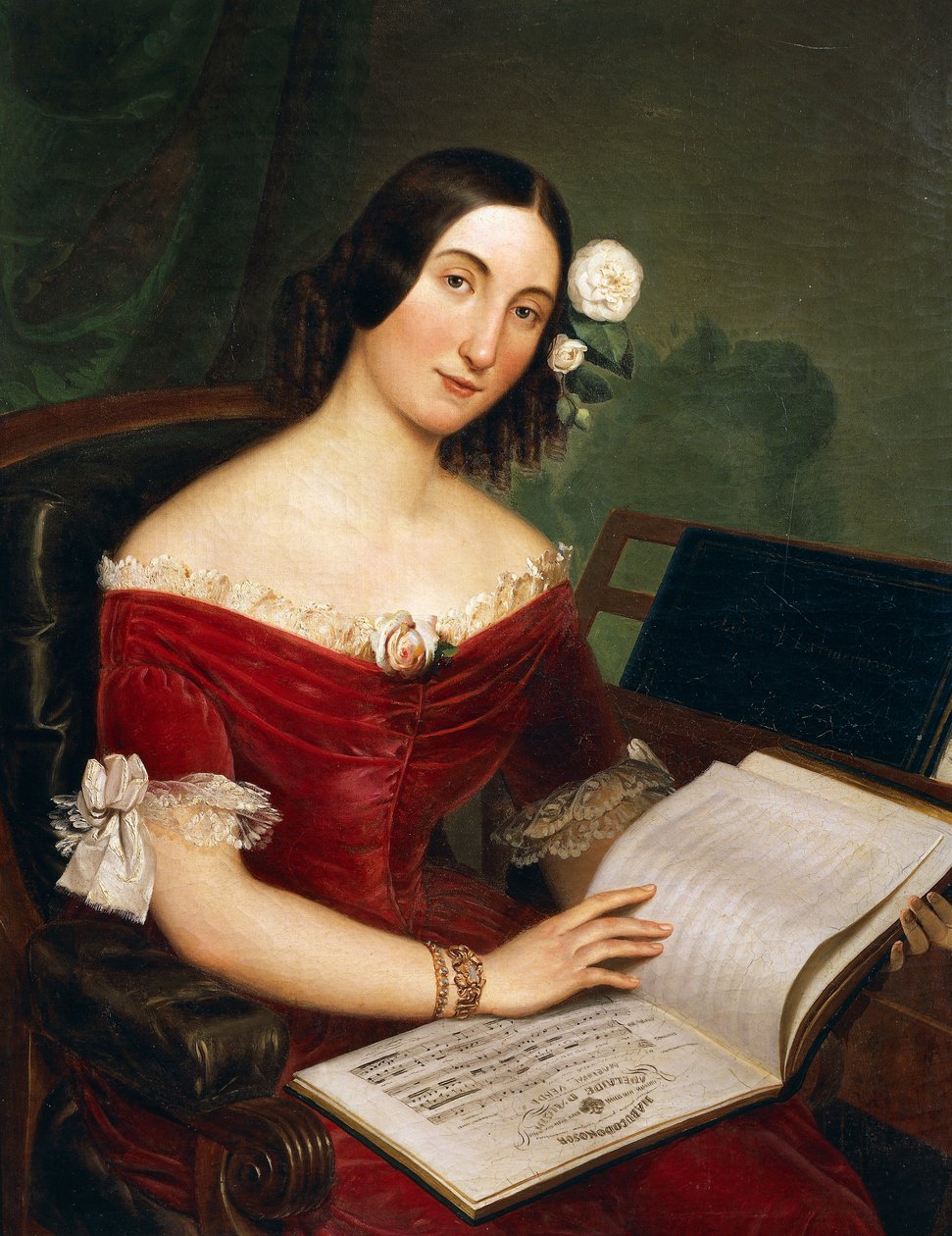 Ritratto di Giuseppina Strepponi da Italian School
