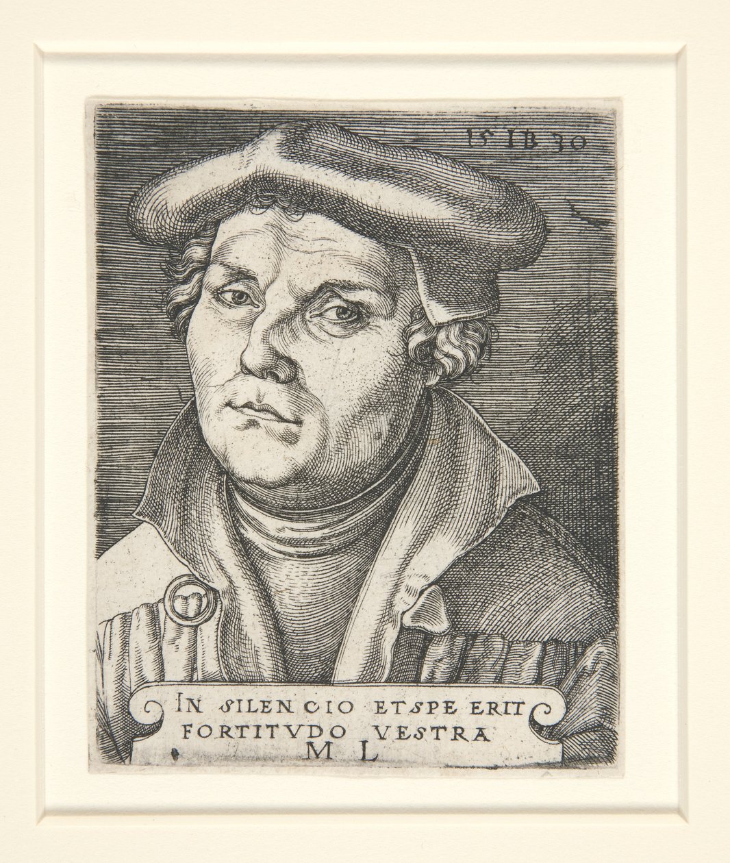 Ritratto di Martin Lutero da Italian School