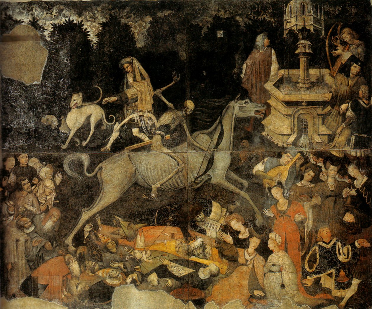 Il trionfo della morte, c.1445-47 (affresco) da Italian School