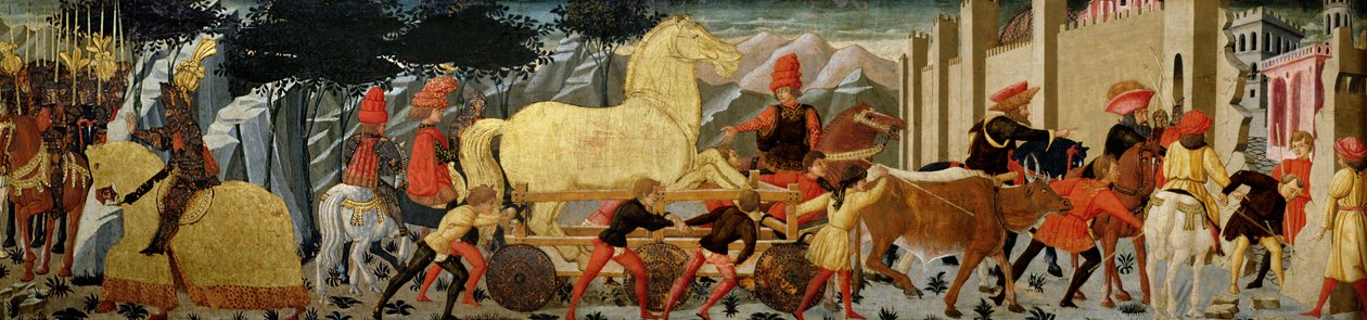 Il cavallo di Troia da Italian School