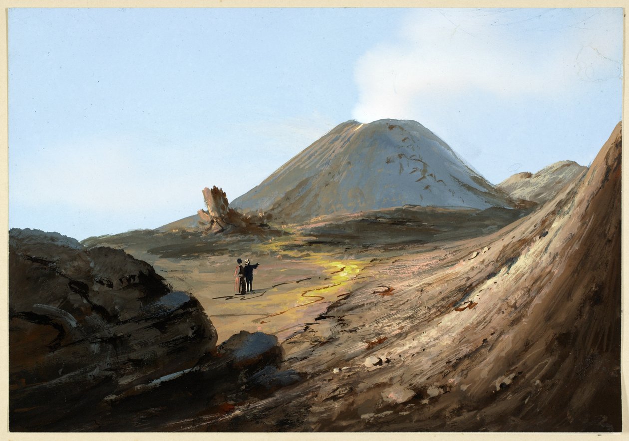 Vesuvio, ottobre 1880 da Italian School