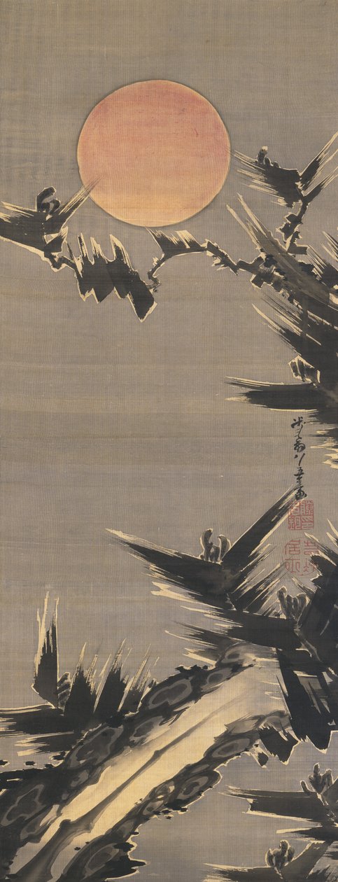 Sole di Capodanno, 1800 da Ito Jakuchu