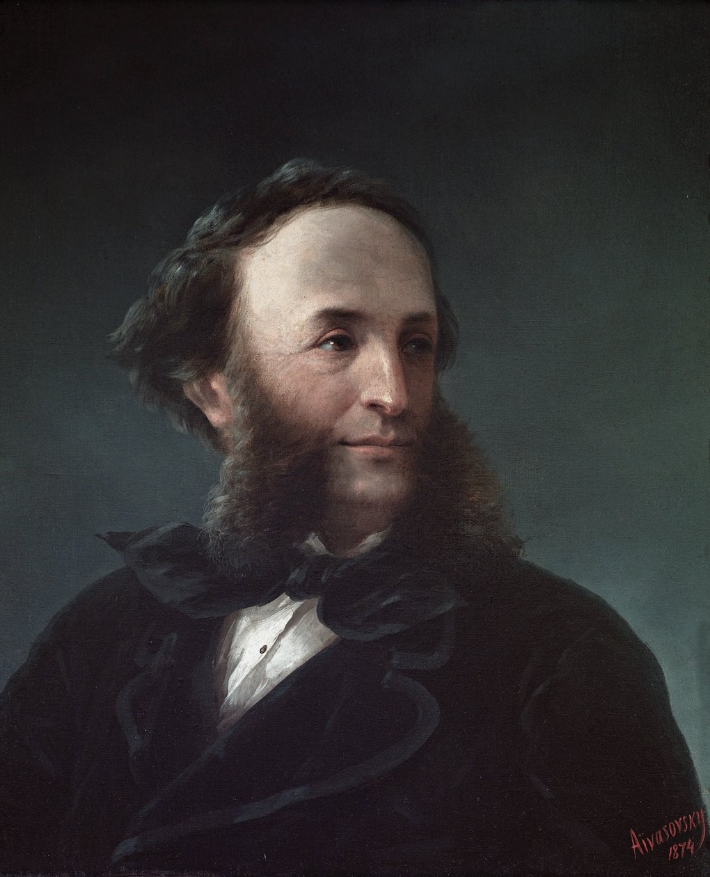 Autoritratto, 1874 da Ivan Ayvazovsky