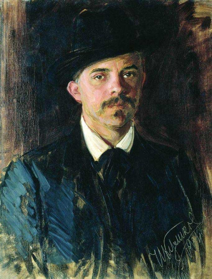 Ritratto di Lukian Popov da Ivan Koulikov