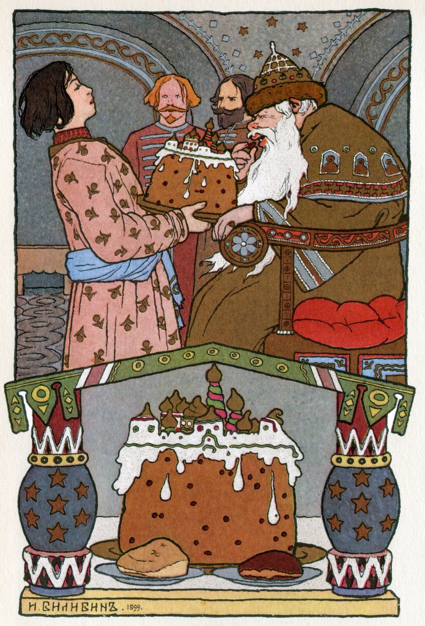 La principessa e la rana, c.1899 da Ivan Yakovlevich Bilibin