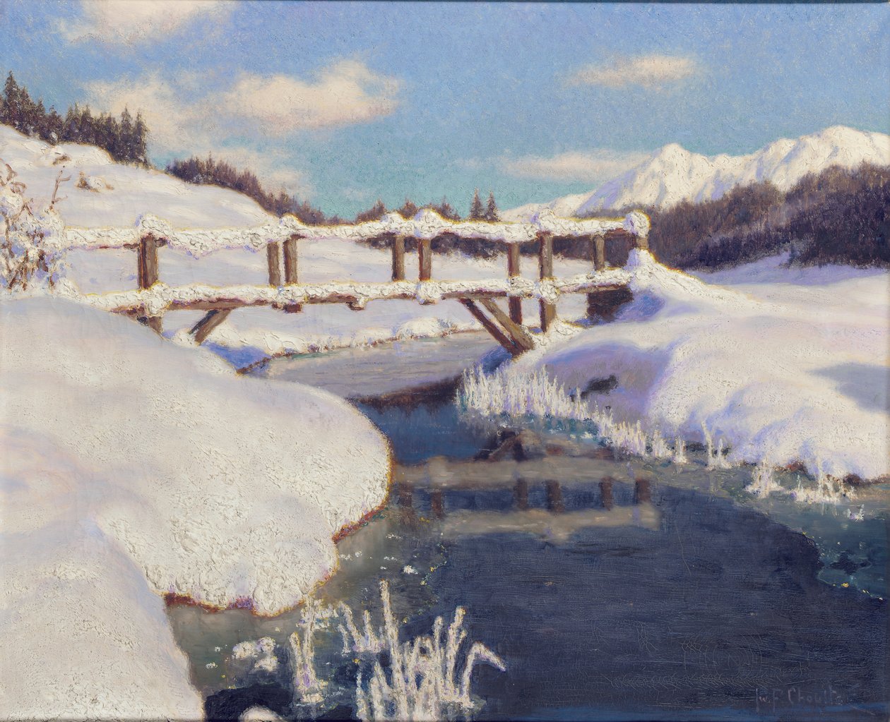 Sole sulla neve, Svizzera da Ivan Fedorovich Choultse