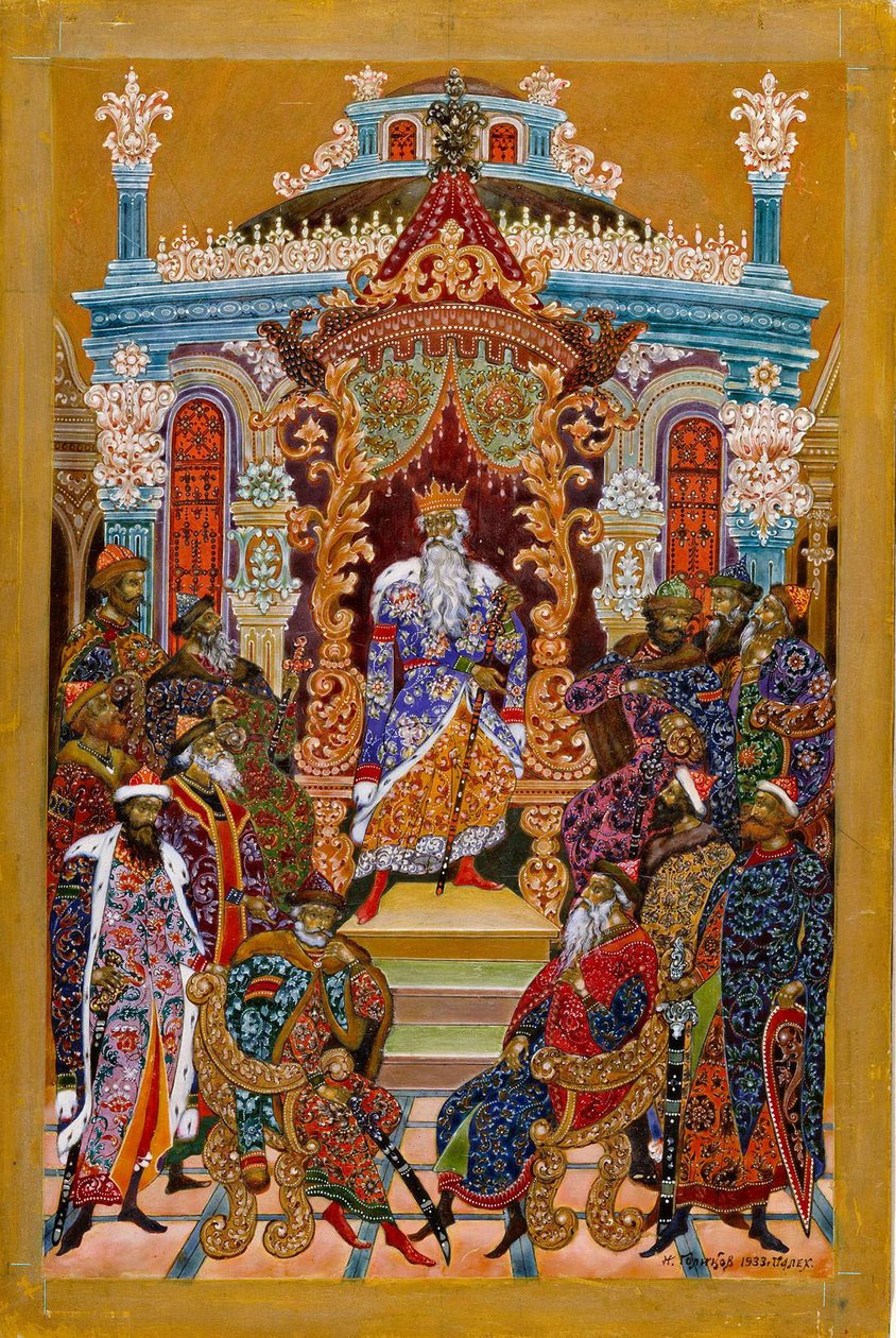 Principe in trono da Ivan Ivanovich Golikov