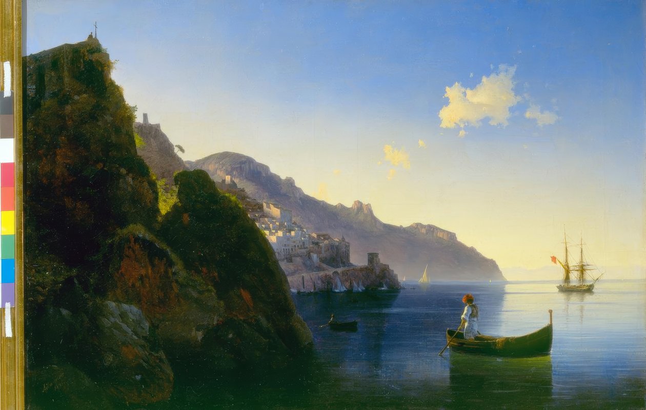 La costa di Amalfi da Ivan Konstantinovich Aivazovsky