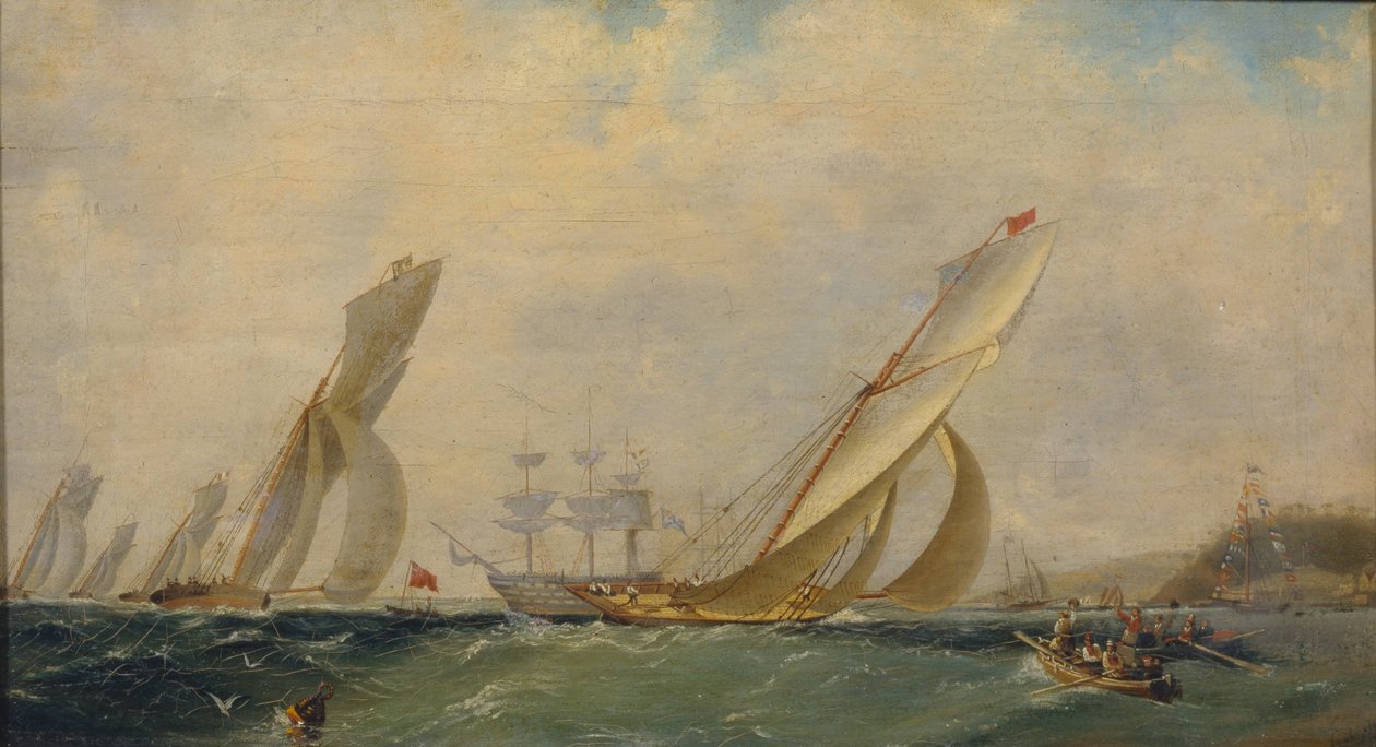 Fregata sul mare da Ivan Konstantinovich Aivazovsky