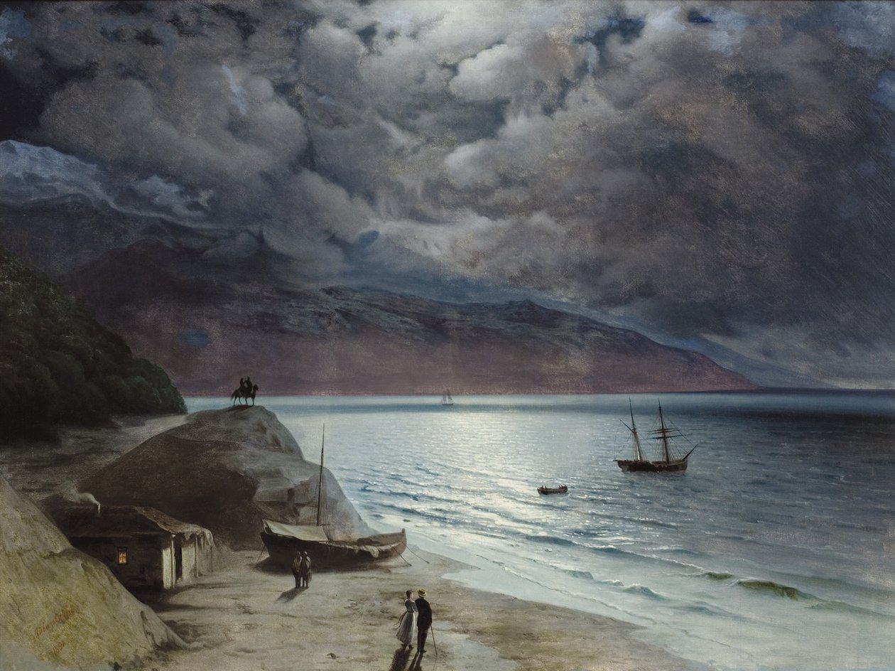 Notte a Gurzuf, 1891 da Ivan Konstantinovich Aivazovsky