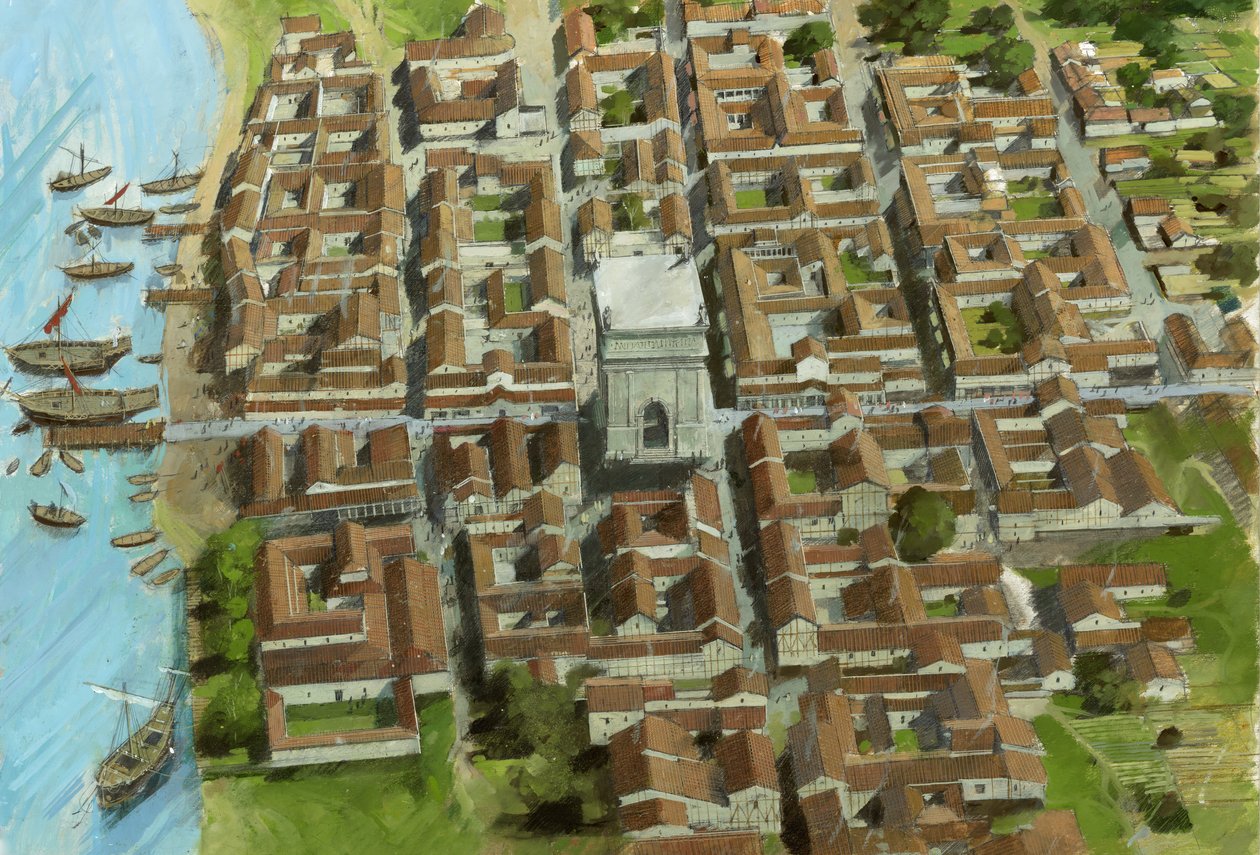 Forte romano di Richborough da Ivan Lapper