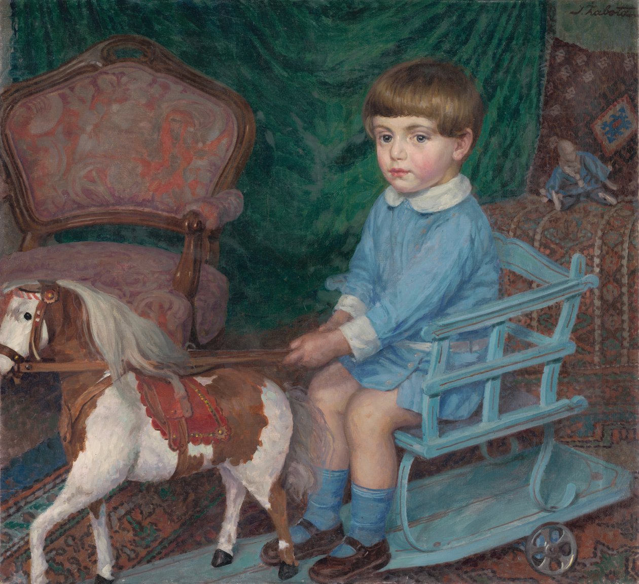 Ragazzo con cavallino da Ivan Zabota
