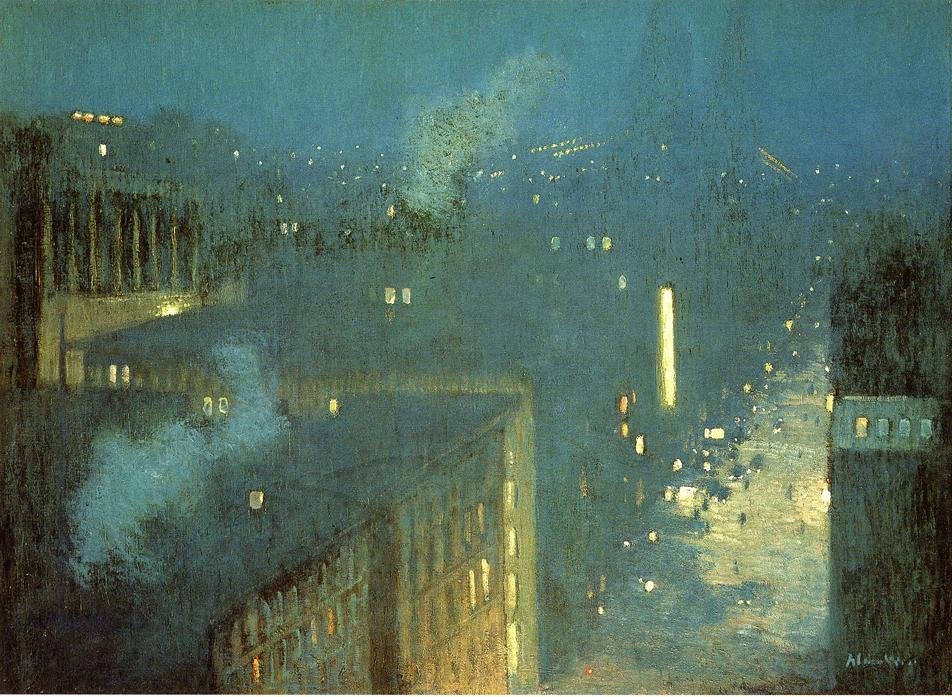 Notturno alias Notturno: Queensboro Bridge da J. Alden Weir