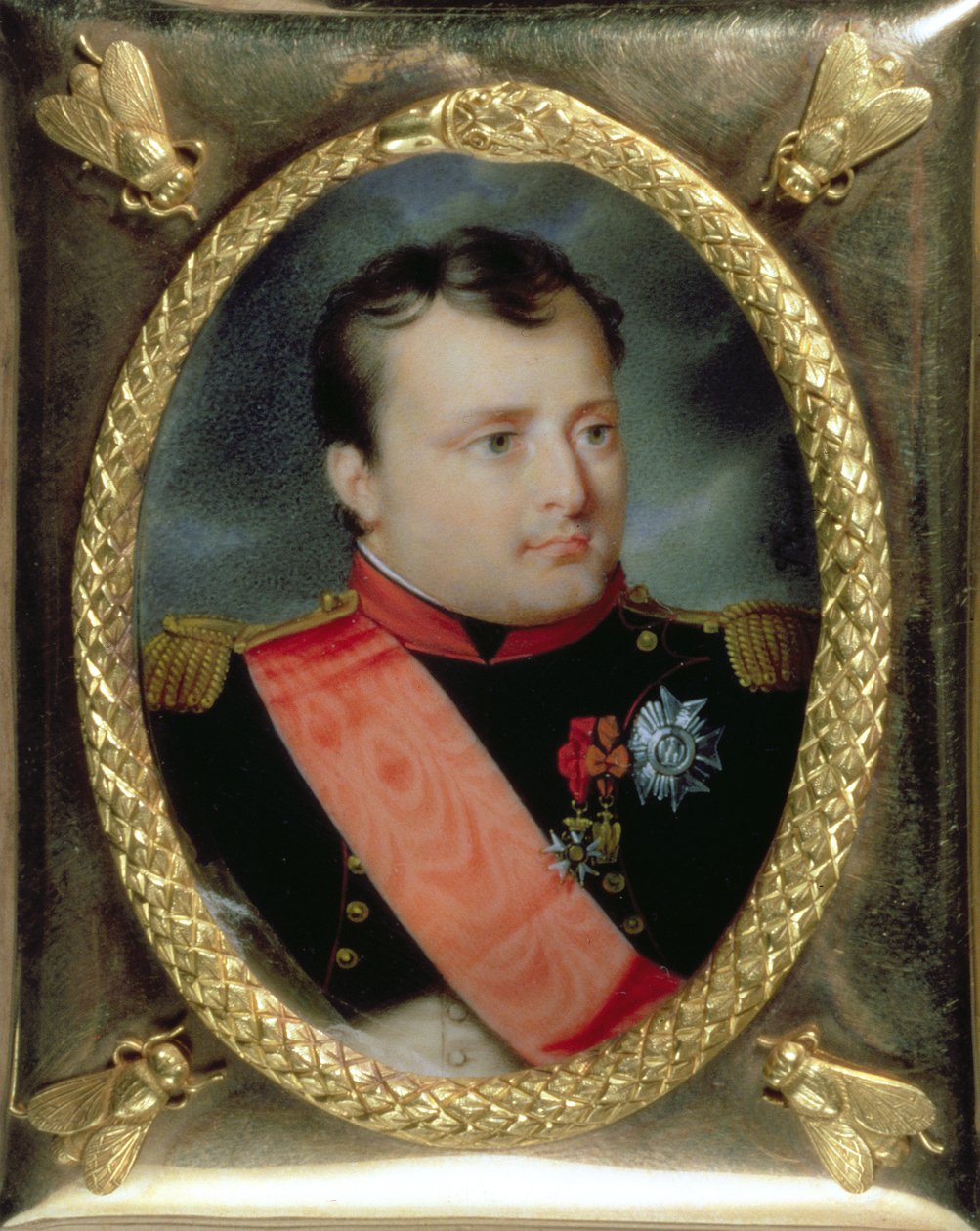 Miniatura di ritratto di Napoleone Bonaparte, 1815 da J. Parent