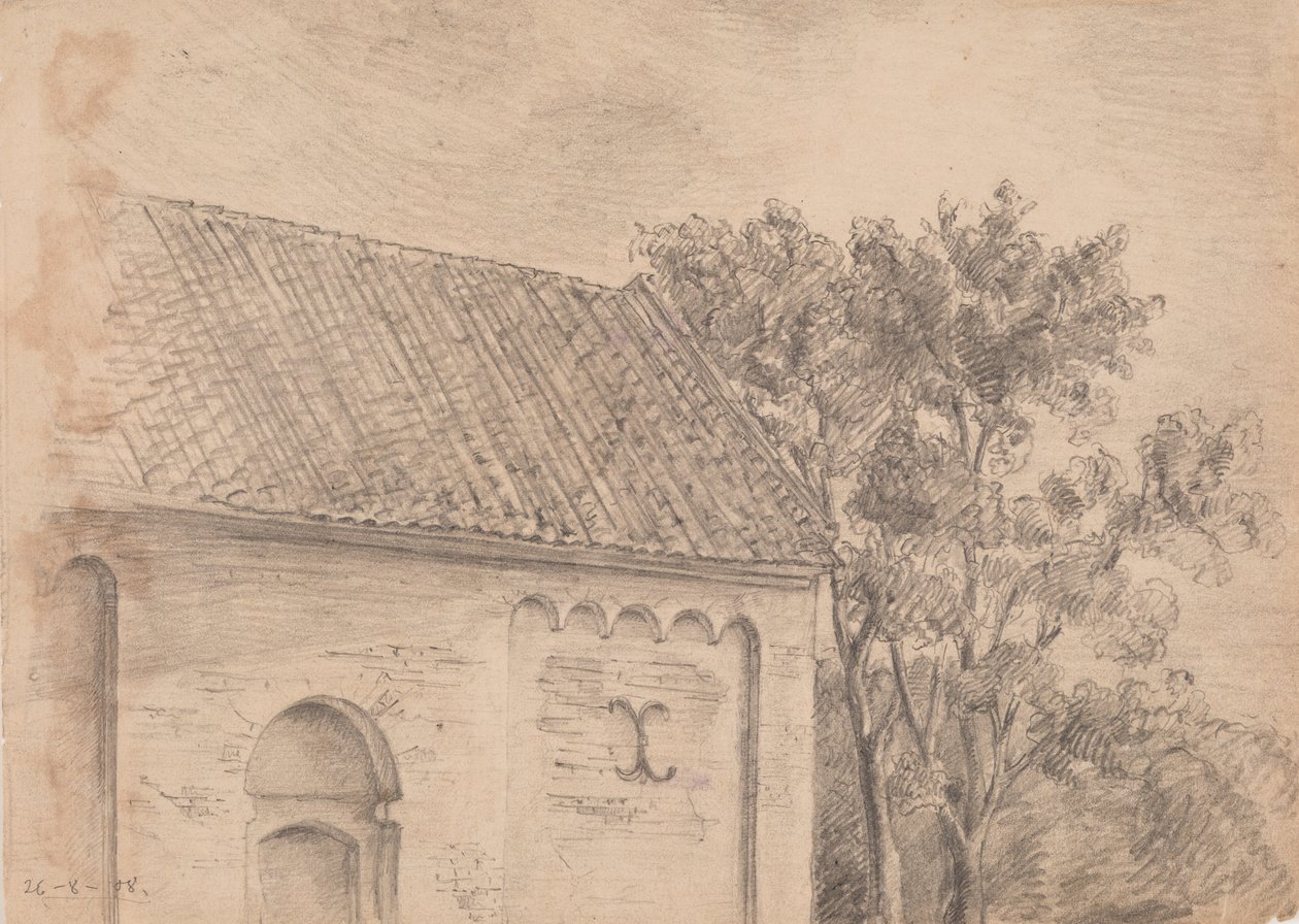 Architettura ecclesiastica con alberi da J.A. Jerichau (II)
