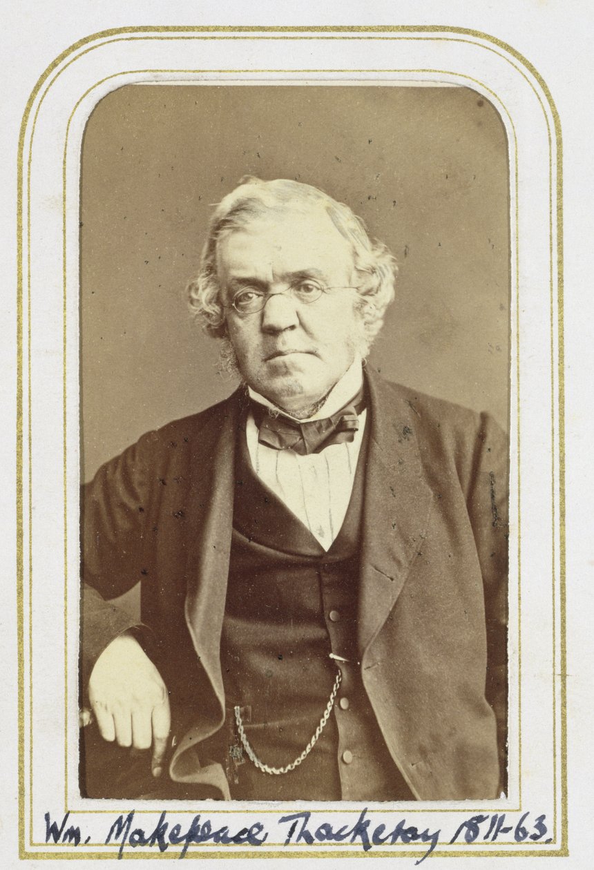 Ritratto di William Makepeace Thackeray (1811-63) da J.C. Watkins