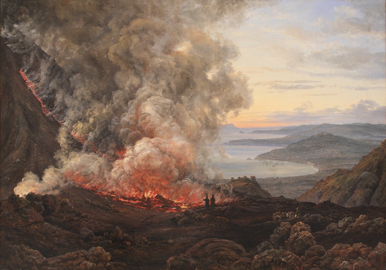 Eruzione del vulcano Vesuvio da Johan Christian Dahl