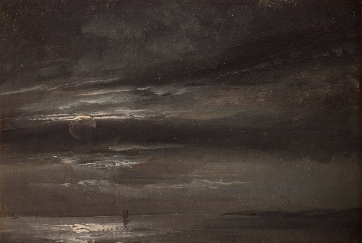 Chiaro di luna sul mare da Johan Christian Dahl