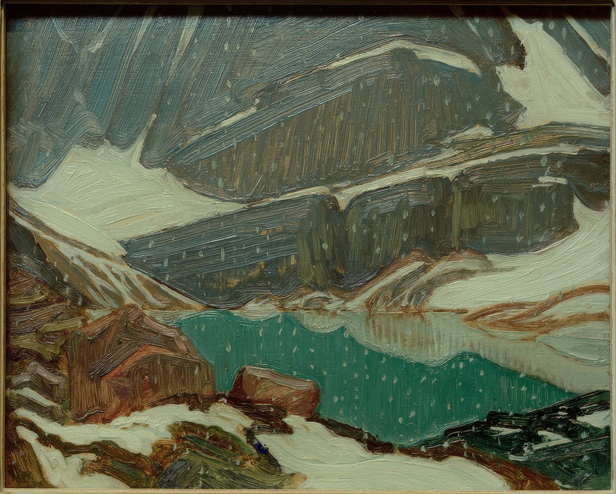 Neve al Lago Oesa da J.E.H. MacDonald