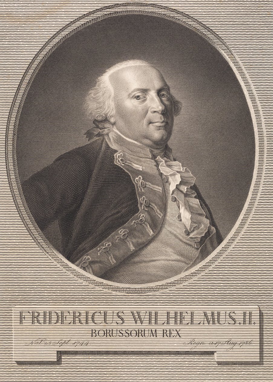 Friedrich Wilhelm II da J.F. Clemens