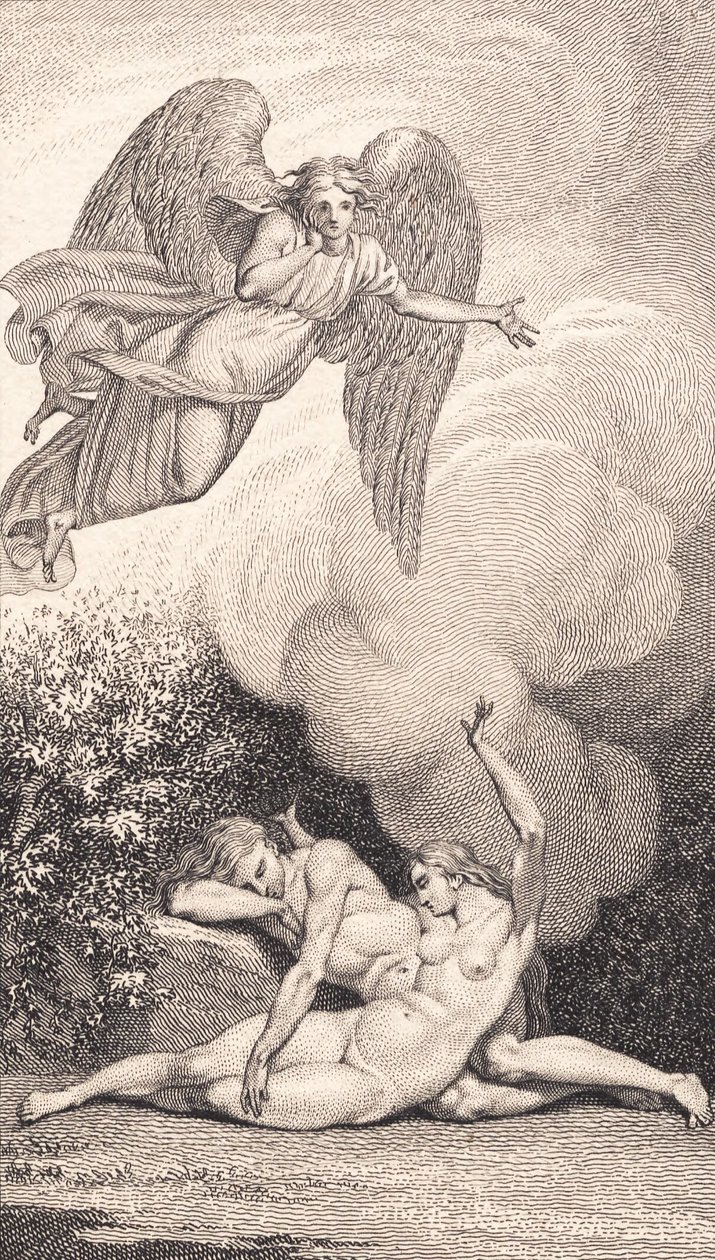 Illustrazione per "Adamo ed Eva" di Ewald. I da J.F. Clemens