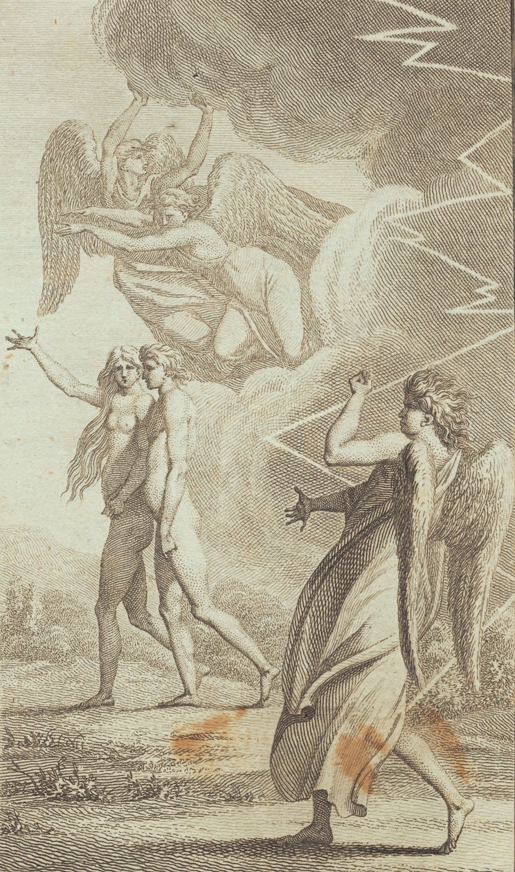 Illustrazione per "Adamo ed Eva" di Ewald. V da J.F. Clemens
