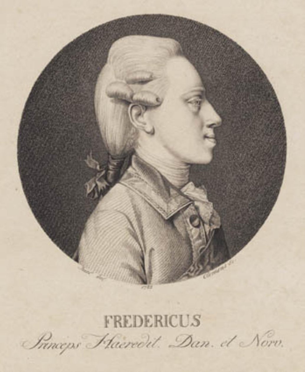 Kronprins Frederik (VI) da J.F. Clemens
