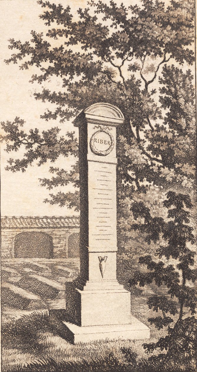 Monumento commemorativo per Riber da J.F. Clemens
